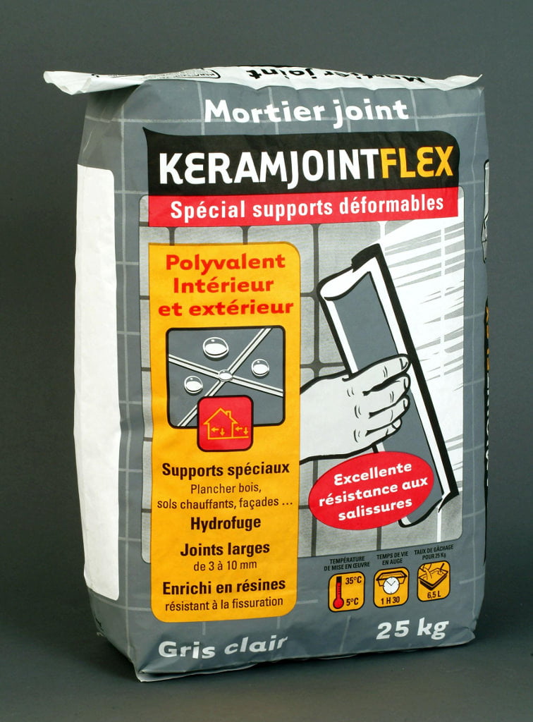 Mortier Joint Gris Clair KERAMJOINTFLEX Carrelages De Ravel Mortier Joint Gris Clair KERAMJOINTFLEX Carrelages De Ravel