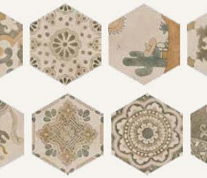 Alternative view of Hexagone Silk DECOR 18x21